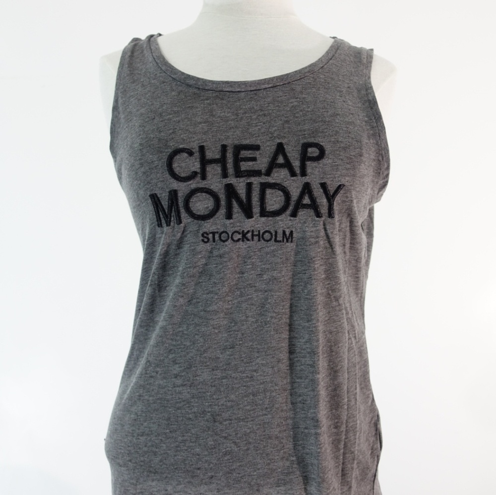 Cheap Monday grey tank top size XS